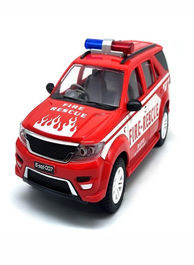 CENTY Fortura Fire Rescure Friction Powered Toy Car for 3Y+ Red Colour - Image 1